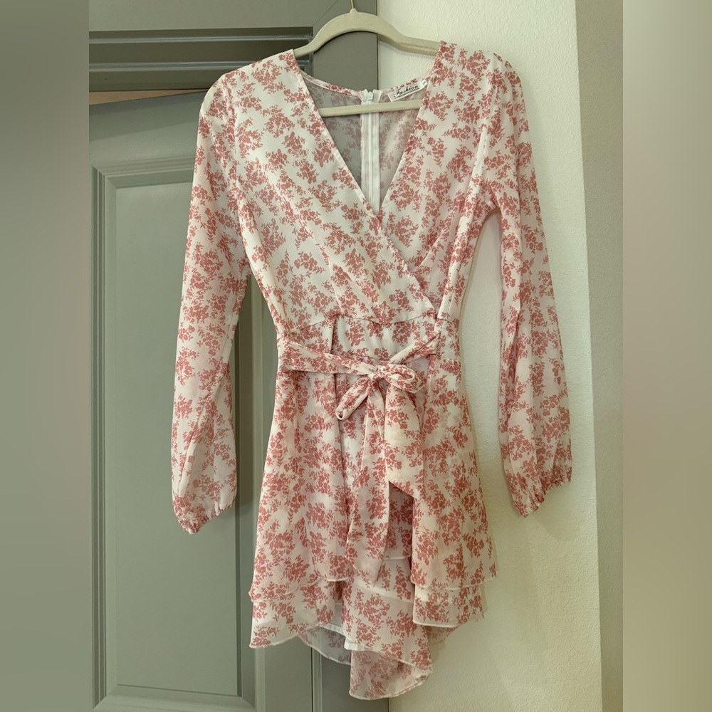 Women’s Floral Wrap Romper